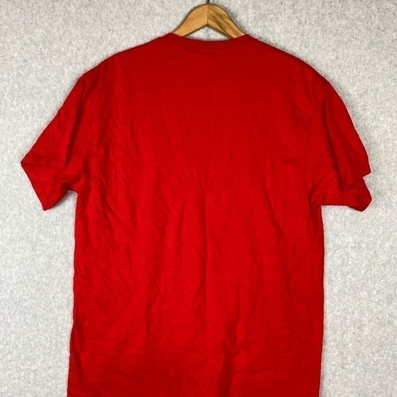 Men's Red Rad Racing Graphic T-Shirt Sz L - Picture 2 of 7